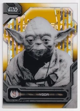 2024 Star Wars High Tek #BW-Y Yoda Black & White Gold Variant 24/50