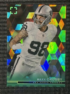 Panini 2025 Photogenic #34 Maxx Crosby Las Vegas Raiders Green /25