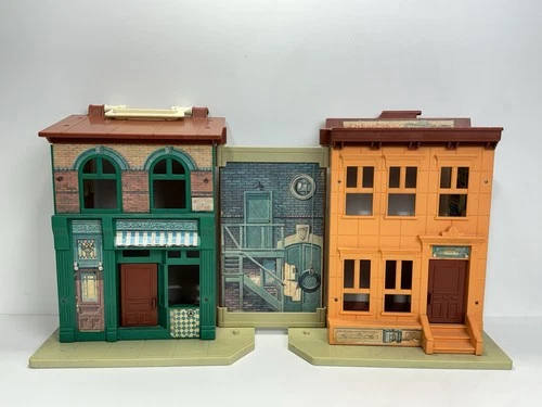 Vintage 1970's Fisher Price Little People Sesame Street Playset Building Only