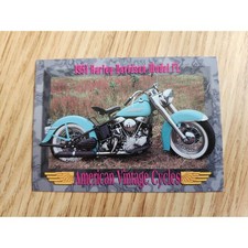 1951 Harley Davidson Model FL #110 American Vintage Cycles Series 2 1993 Card