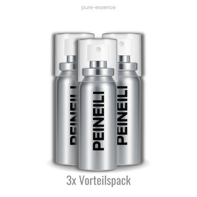 Peineilli Verzögerungsspray 3× Vorteilspack   Delay Spray für Männer   je 15 ml