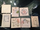 Vintage Antique Wedding Bride Bridal Bridge Tally Cards Set Of 7 — photo 1