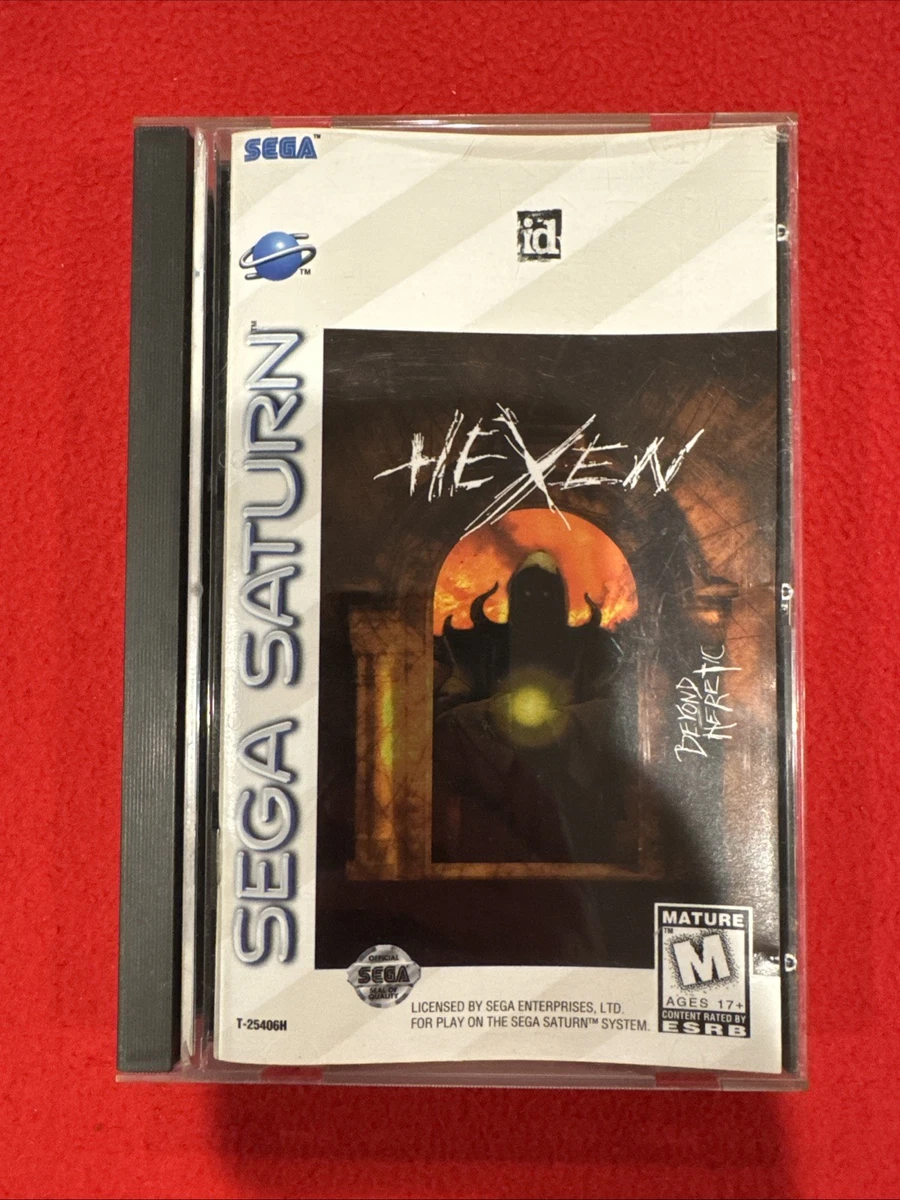 Jeu Hexen Sur Sega Saturn – Version PAL EUR – Bon état – Complet