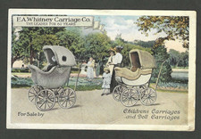 1919 Postcard FA Whitney Carriage Co Children...