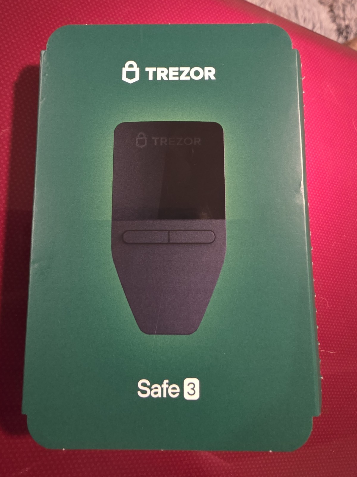 Trezor Safe 3 Passphrase & Secure Element Crypto Hardware Wallet Sealed