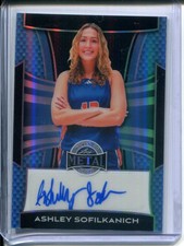 2025 Leaf Metal Women of Sport Ashley Sofilkanich #3/8 AUTO Michigan Basketball