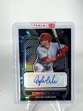 2021 Panini Chronicles Obsidian Autographs Dylan Carlson #O-DC (AU, RC)