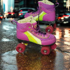 SFR "Rio Roller" Retro Grape Quad Rollschuhe UK Damen / Teens 5 - EUR 38