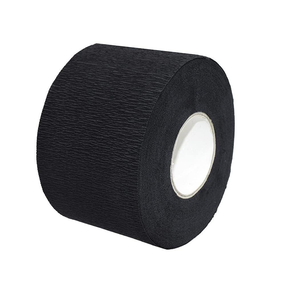 100Counts Black Disposable Barber Neck Paper Strips Professional Stretchy Paper 