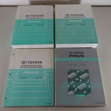 Workshop Manual Lot Toyota Prius Series NHW11, 4 Volumes, Status 05/2000