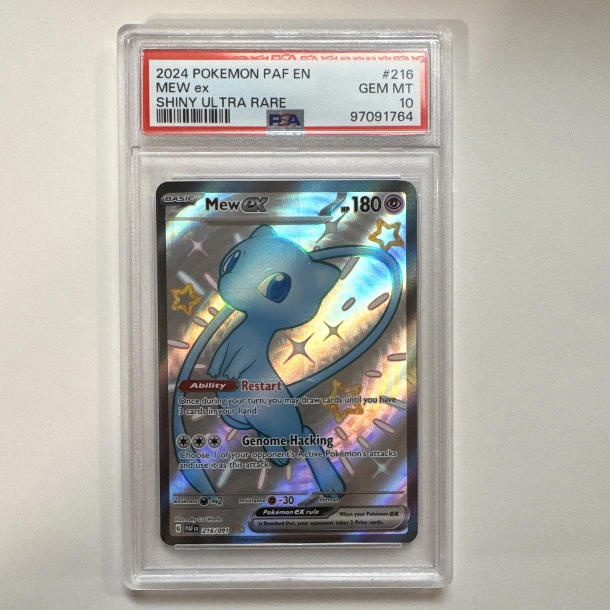 Pokémon TCG Grade 10 Mew Individual Collectible Card Game Cards