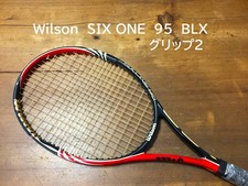 Wilson SIX ONE 95 BLX G2 Tennis Racket 95in 309g Grip Size 2 Used