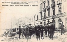 Italia - Terremoto di Messina del 1908 - Marinai inglesi che hanno partecipato a