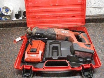 Hilti  WSR 18-A Cordless Reciprocating Saw W/ Battery  Charger Case