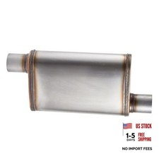 Universal 409 Stainless Muffler Straight-Through Performance Muffler 2.5"