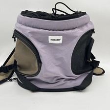 HiDream front facing pet carrier backpack bag purple black dog cat carrier COMFY