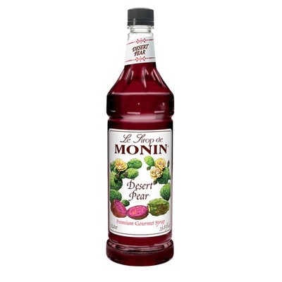Monin - Desert Pear Syrup, Bold Flavor of Prickly 33.8 Fl Oz (Pack 1)