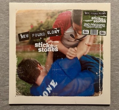 New Found Glory - Sticks and Stones Blue w/ Red Splatter 2xLP Vinyl Record NEW