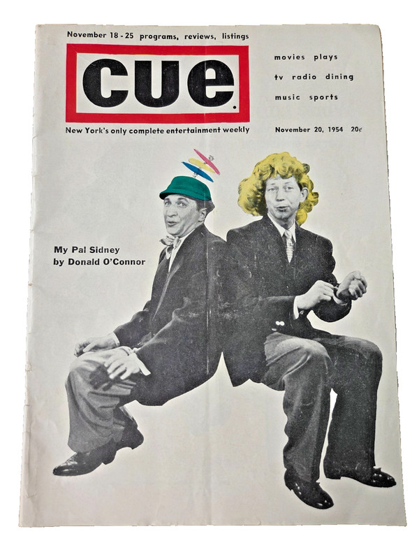 NEW YORK CUE magazine November 20, 1954