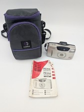 Canon Sure Shot 76 Zoom SAF 35mm Film Camera Tested With Carry Bag  Manual