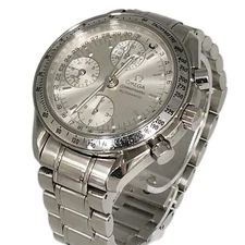 OMEGA Speed master Triple Calendar Automatic Stainless Steel Watch