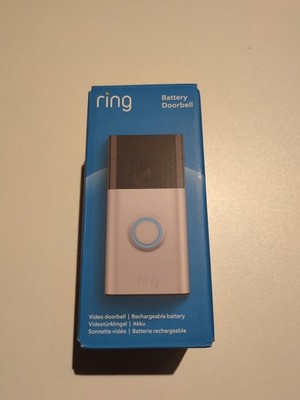Ring Akku Videotürklingel Battery Video Doorbell Klingel Kamera NickelMatt NEU 