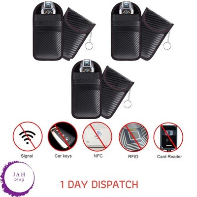 6x Signal Blocker Rfid Sperr Faraday Tasche Autoschlüssel Käfig Für Keyless Fobs
