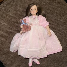 Pauline's Limited Edition Doll "Kathy" with brown bear No. 40/950