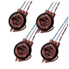 Pre-Wired Harness Sockets, 3156 3157 Car LED Bulbs Adapter Socket, Brake 4PCS