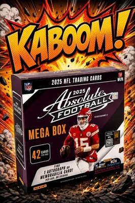 2025 Panini Absolute Football Factory Sealed Mega Box