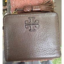 Tory Burch "Thea" Medium Bifold Wallet "Moose"