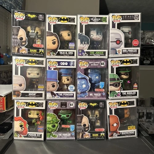 Funko Pop! Vinyl: DC Universe Batman - The Villain Collection Lot of 13 New