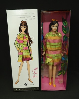 MATTEL Barbie All That Jazz Platinum Label Collector Fashion Doll Reproduktion