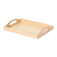 Tablett Aus Holz 32 X 22 Cm