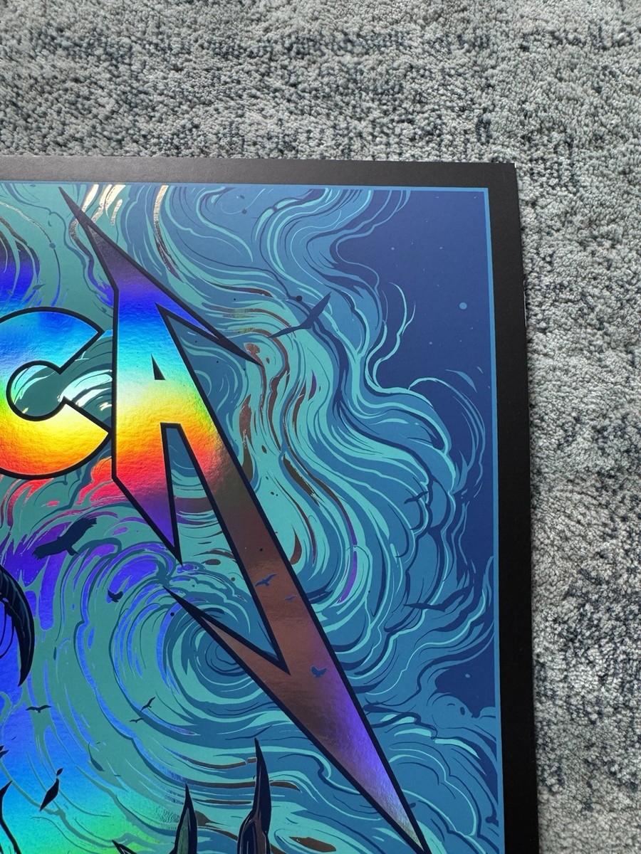 Metallica Atlanta Pop Up FOIL Poster 2025 Dan Mumford Signed #/35