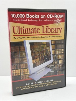 The Ultimate Library...Over 10,000 Books on 4 CD-ROM Discs