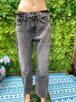 Superdry unisex hight rise straight black trousers W30 L 32 new