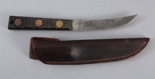 Antique Abercrombie & Fitch J. Russell Green River Works Micarta Skinning Knife