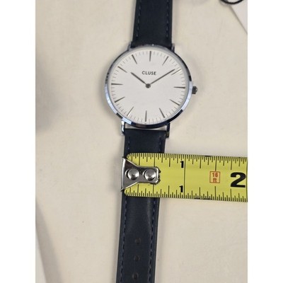 Cluse Women\'s La Boheme White Dial Green Genuine Leather Watch‎ CL18416 NWT Cluse Women main image 4