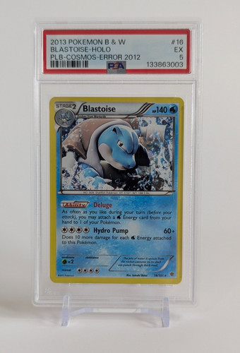 Blastoise graded PSA 5 for sale on eBay