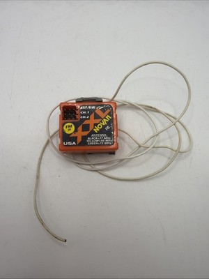 VINTAGE NOVAK XXL 75 MHZ FM FUTABA 2 CHANNEL RECEIVER RC CAR TRUCK