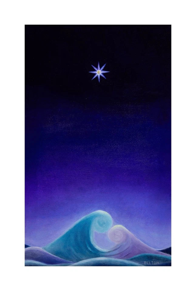 Agnes Pelton Purple Star Icon : Archival Quality Giclée Art Print 1939–40 - Image 2 of 2