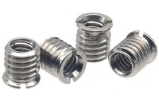 Stainless Steel 1/4"-20 Female to 3/8"-16 Male Screw Adapter 4 Pieces 10.5mm ...