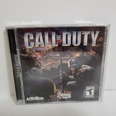 Call of Duty 1 PC CD-ROM 2003 Activision Disc 2 only w/Jewel Case and Code