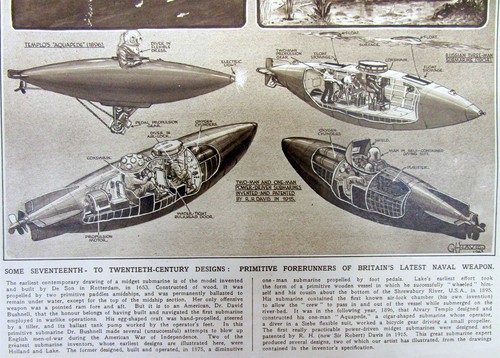 Beste Zeitung 1943 GESCHICHTE DER U-BOOTE in detaillierter Illustration Poster-ähnliches Display - Bild 6 von 7