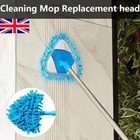 Adjustable 180-Degree Rotatable Triangular Home Wall Ceiling Floor Cleaning Mops
