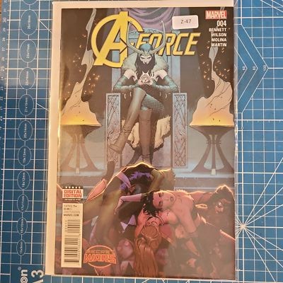 A-FORCE #4 VOL. 1 9.0+ 1ST APP MARVEL COMIC BOOK Z-47