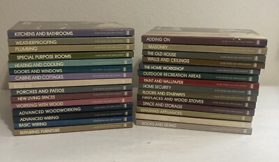 Lot Of 29 Home Repair And Improvement HC Books: Outdoor Recreation Areas, Roofs 