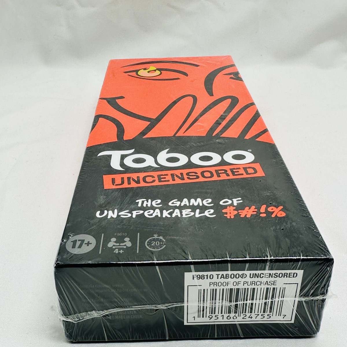 Hasbro Gaming Taboo Uncensored Board Game for Adults Only Ages 17+