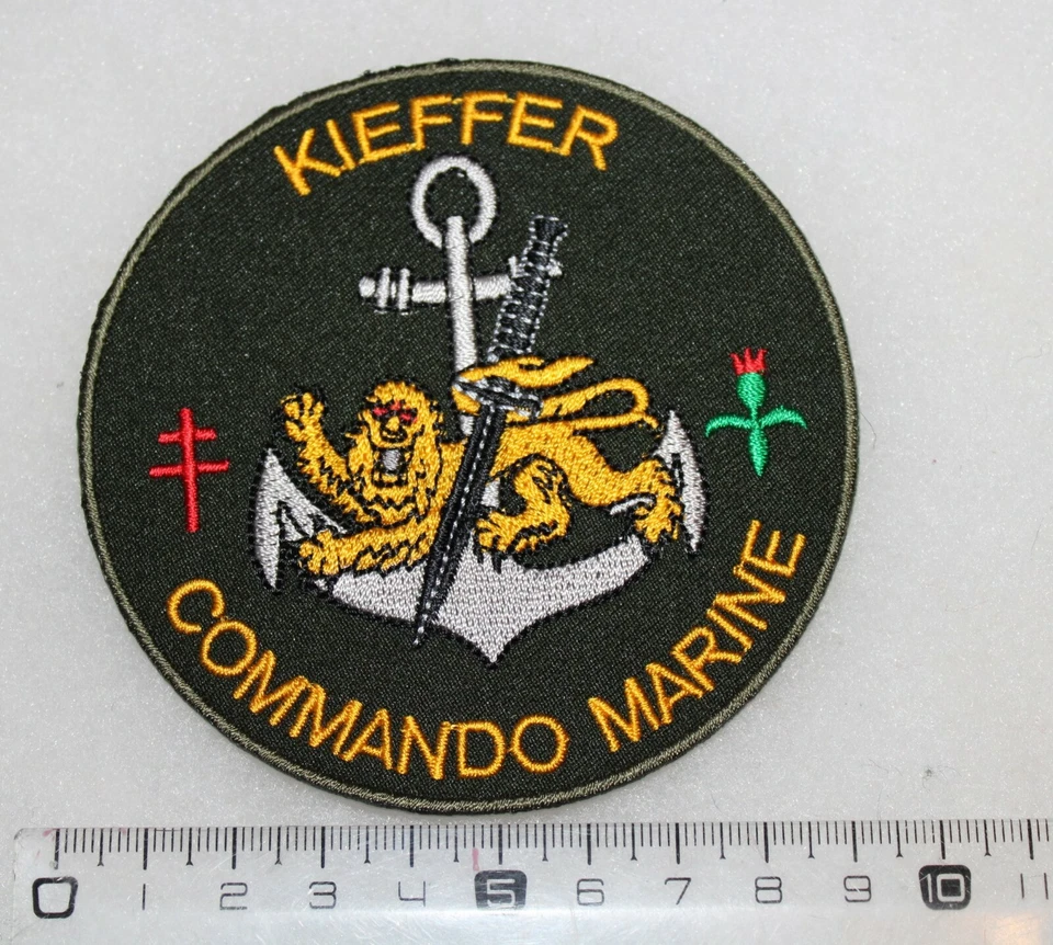 insigne du commando Marine Kieffer , force spéciale ,FUSCO,béret vert